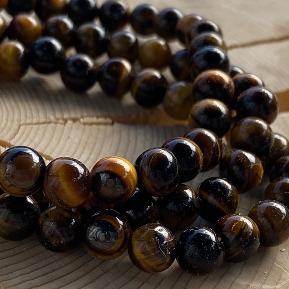 Tigers Eye Beaded Bracelet - Picture 3 of 4